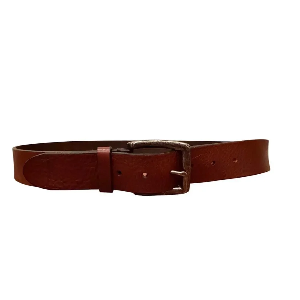 Guess Brown Genuine Leather Men’s Belt Sz 38